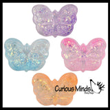 Butterfly Shaped Ball - Thick Glue/Gel Syrup Molasses Stretch Ball Maltose- Ultra Squishy and Moldable Slow Rise Relaxing Sensory Fidget Stress Toy