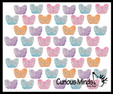 Butterfly Shaped Ball - Thick Glue/Gel Syrup Molasses Stretch Ball Maltose- Ultra Squishy and Moldable Slow Rise Relaxing Sensory Fidget Stress Toy
