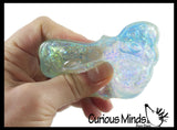 Butterfly Shaped Ball - Thick Glue/Gel Syrup Molasses Stretch Ball Maltose- Ultra Squishy and Moldable Slow Rise Relaxing Sensory Fidget Stress Toy