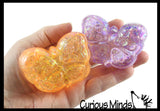 Butterfly Shaped Ball - Thick Glue/Gel Syrup Molasses Stretch Ball Maltose- Ultra Squishy and Moldable Slow Rise Relaxing Sensory Fidget Stress Toy