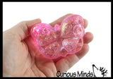 Butterfly Shaped Ball - Thick Glue/Gel Syrup Molasses Stretch Ball Maltose- Ultra Squishy and Moldable Slow Rise Relaxing Sensory Fidget Stress Toy
