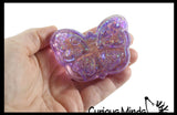 Butterfly Shaped Ball - Thick Glue/Gel Syrup Molasses Stretch Ball Maltose- Ultra Squishy and Moldable Slow Rise Relaxing Sensory Fidget Stress Toy