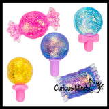Mini Candy Shaped Thick Glue/Gel Syrup Molasses Stretch Ball Maltose- Ultra Squishy and Moldable Slow Rise Relaxing Sensory Fidget Stress Toy