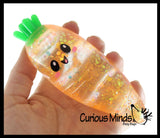 Carrot Sugar Ball - Thick Glue/Gel Syrup Molasses Stretch Ball - Ultra Squishy and Moldable Slow Rise Relaxing Sensory Fidget Stress Toy Easter