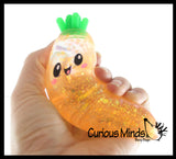 Carrot Sugar Ball - Thick Glue/Gel Syrup Molasses Stretch Ball - Ultra Squishy and Moldable Slow Rise Relaxing Sensory Fidget Stress Toy Easter