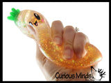 Carrot Sugar Ball - Thick Glue/Gel Syrup Molasses Stretch Ball - Ultra Squishy and Moldable Slow Rise Relaxing Sensory Fidget Stress Toy Easter