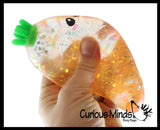 Carrot Sugar Ball - Thick Glue/Gel Syrup Molasses Stretch Ball - Ultra Squishy and Moldable Slow Rise Relaxing Sensory Fidget Stress Toy Easter