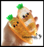 Carrot Sugar Ball - Thick Glue/Gel Syrup Molasses Stretch Ball - Ultra Squishy and Moldable Slow Rise Relaxing Sensory Fidget Stress Toy Easter