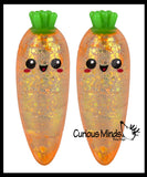 Carrot Sugar Ball - Thick Glue/Gel Syrup Molasses Stretch Ball - Ultra Squishy and Moldable Slow Rise Relaxing Sensory Fidget Stress Toy Easter