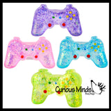 Large 4" Video Game Controller Shaped Ball - Thick Glue/Gel Syrup Molasses Stretch Ball Maltose- Ultra Squishy and Moldable Slow Rise Relaxing Sensory Fidget Stress Toy