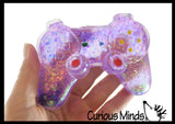 Large 4" Video Game Controller Shaped Ball - Thick Glue/Gel Syrup Molasses Stretch Ball Maltose- Ultra Squishy and Moldable Slow Rise Relaxing Sensory Fidget Stress Toy
