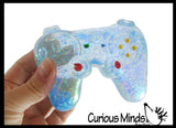 Large 4" Video Game Controller Shaped Ball - Thick Glue/Gel Syrup Molasses Stretch Ball Maltose- Ultra Squishy and Moldable Slow Rise Relaxing Sensory Fidget Stress Toy