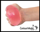 Sugar Ice Cube Ball - Solid Color Thick Glue/Gel Syrup Molasses Stretch Ball - Ultra Squishy and Moldable Slow Rise Relaxing Sensory Fidget Stress Toy Square Ice