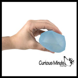 Sugar Diamond Shaped Ball - Thick Glue/Gel Syrup Molasses Stretch Ball Maltose- Ultra Squishy and Moldable Slow Rise Relaxing Sensory Fidget Stress Toy