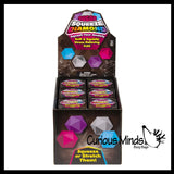 Sugar Diamond Shaped Ball - Thick Glue/Gel Syrup Molasses Stretch Ball Maltose- Ultra Squishy and Moldable Slow Rise Relaxing Sensory Fidget Stress Toy