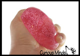 Sugar Polyhedron Diamond Shaped Ball - Glow in the Dark Thick Glue/Gel Syrup Molasses Stretch Ball - Ultra Squishy and Moldable Slow Rise Relaxing Sensory Fidget Stress Toy