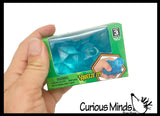 Sugar Diamond Faceted Zoo Animals Chunky Animal Sugar Ball - Thick Glue/Gel Stretch Ball - Molasses Syrup Ultra Squishy and Moldable Slow Rise Relaxing Sensory Fidget Stress Toy Maltose