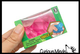 Sugar Diamond Faceted Zoo Animals Chunky Animal Sugar Ball - Thick Glue/Gel Stretch Ball - Molasses Syrup Ultra Squishy and Moldable Slow Rise Relaxing Sensory Fidget Stress Toy Maltose