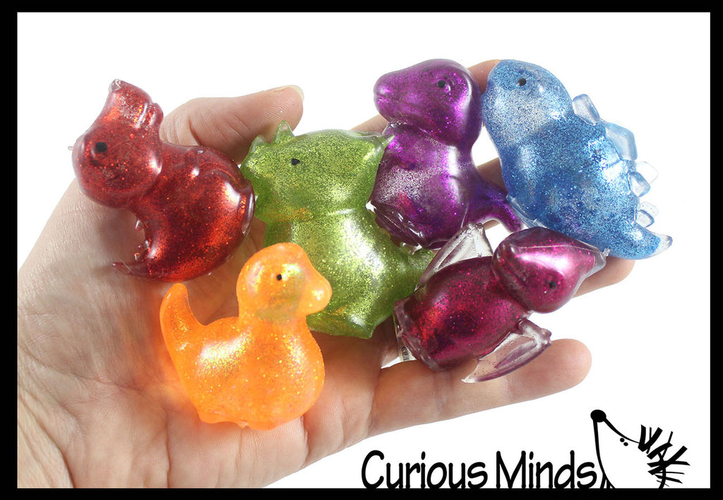 NEW - Dinosaur Sugar Ball - Dino Thick Glue/Gel Syrup Molasses Stretch Ball - Ultra Squishy and Moldable Slow Rise Relaxing Sensory Fidget Stress Toy