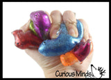 NEW - Dinosaur Sugar Ball - Dino Thick Glue/Gel Syrup Molasses Stretch Ball - Ultra Squishy and Moldable Slow Rise Relaxing Sensory Fidget Stress Toy