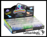 NEW - Dinosaur Swirled Marble Sugar Ball - Dino Thick Glue/Gel Syrup Molasses Maltose Ball - Ultra Squishy and Moldable Slow Rise Relaxing Sensory Fidget Stress Toy