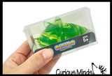 NEW - Dinosaur Swirled Marble Sugar Ball - Dino Thick Glue/Gel Syrup Molasses Maltose Ball - Ultra Squishy and Moldable Slow Rise Relaxing Sensory Fidget Stress Toy