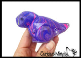 NEW - Dinosaur Swirled Marble Sugar Ball - Dino Thick Glue/Gel Syrup Molasses Maltose Ball - Ultra Squishy and Moldable Slow Rise Relaxing Sensory Fidget Stress Toy