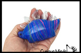 NEW - Dinosaur Swirled Marble Sugar Ball - Dino Thick Glue/Gel Syrup Molasses Maltose Ball - Ultra Squishy and Moldable Slow Rise Relaxing Sensory Fidget Stress Toy
