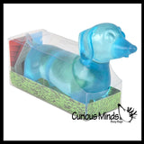 Sugar Dachshund Dog Ball Bag - Thick Glue/Gel Syrup Molasses Stretch Ball - Ultra Squishy and Moldable Slow Rise Relaxing Sensory Fidget Stress Toy Weiner Dog Pup
