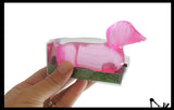 Sugar Dachshund Dog Ball Bag - Thick Glue/Gel Syrup Molasses Stretch Ball - Ultra Squishy and Moldable Slow Rise Relaxing Sensory Fidget Stress Toy Weiner Dog Pup