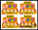 Sugar Dumpling Dim Sum - Thick Glue/Gel Syrup Molasses Stretch Ball - Ultra Squishy and Moldable Slow Rise Relaxing Sensory Fidget Stress Toy