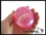 Easter Egg and Chick Sugar Ball Set - Thick Glue/Gel Syrup Molasses Stretch Ball - Ultra Squishy and Moldable Slow Rise Relaxing Sensory Fidget Stress Toy