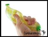 NEW - Fruit Sugar Ball - Strawberry, Orange, Banana Thick Glue/Gel Syrup Molasses Stretch Ball - Ultra Squishy and Moldable Slow Rise Relaxing Sensory Fidget Stress Toy