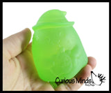 Ghost Sugar Ball - Thick Glue/Gel Stretch Ball - Molasses Syrup Ultra Squishy and Moldable Slow Rise Relaxing Sensory Fidget Stress Toy Halloween