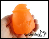 Ghost Sugar Ball - Thick Glue/Gel Stretch Ball - Molasses Syrup Ultra Squishy and Moldable Slow Rise Relaxing Sensory Fidget Stress Toy Halloween