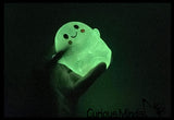 Ghost Glow in the Dark Sugar Ball - Thick Glue/Gel Stretch Ball - Molasses Syrup Ultra Squishy and Moldable Slow Rise Relaxing Sensory Fidget Stress Toy Halloween