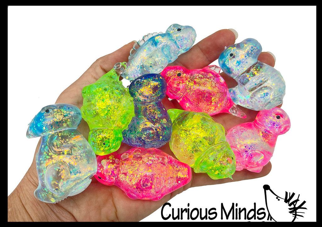 NEW - Dinosaur Sugar Ball - Dino Thick Glue/Gel Syrup Molasses Stretch Ball - Ultra Squishy and Moldable Slow Rise Relaxing Sensory Fidget Stress Toy
