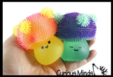 NEW - Mushroom Sugar Puffer Ball - Thick Glue/Gel Syrup Molasses Stretch Ball - Ultra Squishy and Moldable Slow Rise Relaxing Sensory Fidget Stress Toy