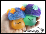 NEW - Mushroom Sugar Puffer Ball - Thick Glue/Gel Syrup Molasses Stretch Ball - Ultra Squishy and Moldable Slow Rise Relaxing Sensory Fidget Stress Toy