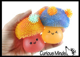 NEW - Mushroom Sugar Puffer Ball - Thick Glue/Gel Syrup Molasses Stretch Ball - Ultra Squishy and Moldable Slow Rise Relaxing Sensory Fidget Stress Toy