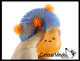 NEW - Mushroom Sugar Puffer Ball - Thick Glue/Gel Syrup Molasses Stretch Ball - Ultra Squishy and Moldable Slow Rise Relaxing Sensory Fidget Stress Toy