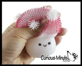 NEW - Mushroom Sugar Puffer Ball - Thick Glue/Gel Syrup Molasses Stretch Ball - Ultra Squishy and Moldable Slow Rise Relaxing Sensory Fidget Stress Toy