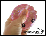 Octopus Sugar Ball - Thick Glue/Gel Syrup Molasses Stretch Ball - Ultra Squishy and Moldable Slow Rise Relaxing Sensory Fidget Stress Toy