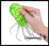 NEW - Octopus Sugar Ball - Thick Glue/Gel Syrup Molasses Stretch Ball - Ultra Squishy and Moldable Slow Rise Relaxing Sensory Fidget Stress Toy