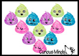 Sugar Poop Shaped Ball - Thick Glue/Gel Syrup Molasses Stretch Ball - Ultra Squishy and Moldable Slow Rise Relaxing Sensory Fidget Stress Toy Poo Turd Gag Funny