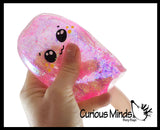 Large 4.5" Popsicle Shaped Ball - Thick Glue/Gel Syrup Molasses Stretch Ball Maltose- Ultra Squishy and Moldable Slow Rise Relaxing Sensory Fidget Stress Toy