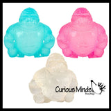 Sugar Sasquatch Gorilla Animal Sugar Ball - Thick Glue/Gel Stretch Ball - Molasses Syrup Ultra Squishy and Moldable Slow Rise Relaxing Sensory Fidget Stress Toy Maltose