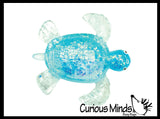 Sugar Turtle Ocean Sealife Animal Sugar Ball - Thick Glue/Gel Stretch Ball - Molasses Syrup Ultra Squishy and Moldable Slow Rise Relaxing Sensory Fidget Stress Toy Maltose