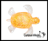 Sugar Turtle Ocean Sealife Animal Sugar Ball - Thick Glue/Gel Stretch Ball - Molasses Syrup Ultra Squishy and Moldable Slow Rise Relaxing Sensory Fidget Stress Toy Maltose