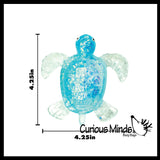 Sugar Turtle Ocean Sealife Animal Sugar Ball - Thick Glue/Gel Stretch Ball - Molasses Syrup Ultra Squishy and Moldable Slow Rise Relaxing Sensory Fidget Stress Toy Maltose